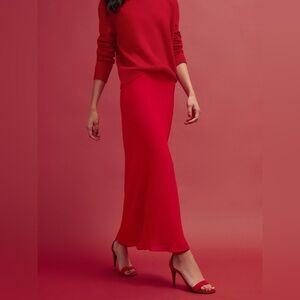 Reformation Layla skirt in poinsettia - size 8P